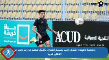«فرصة ذهبية» شرط وحيد يحسم انتقال توفيق محمد من بتروجت إلى الأهلي قريبًا